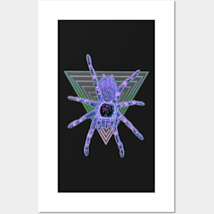 Tarantula “Vaporwave” Triangle V28 (Invert Glitch) Posters and Art